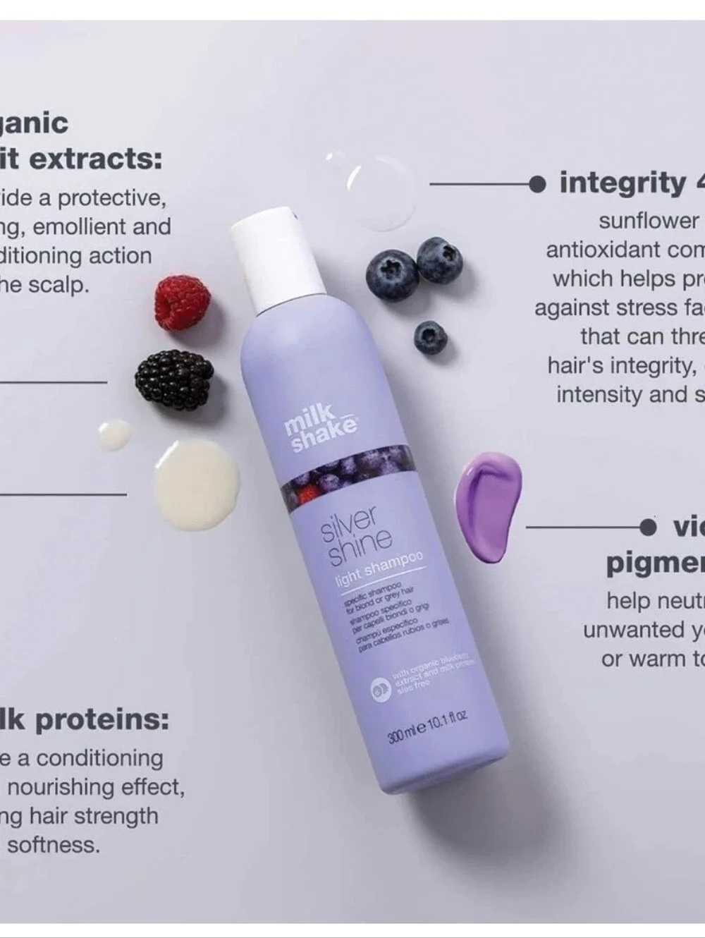 🌺MILK SHAKE SILVER SHINE - LIGHT SHAMPOO          BRAND NEW   10.1 FL OZ